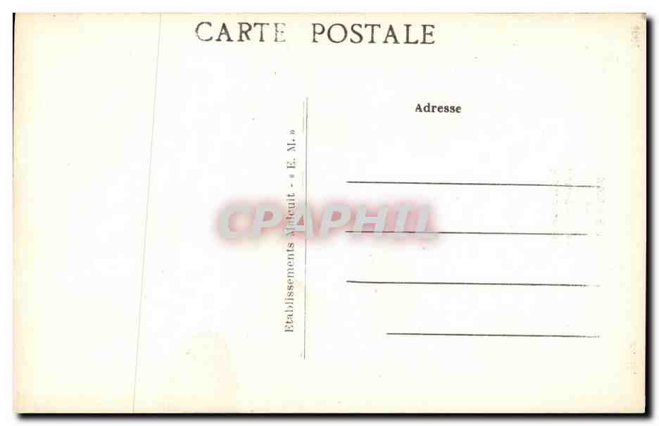 CPA Souvenir Porte Bonheur de Sevrres Trefle — Rückseite