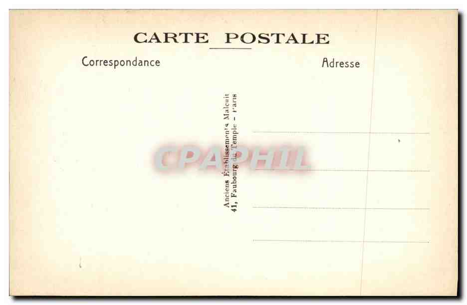 CPA Creteil Le Monument aux Morts et le Cimetiere Militaire Militaria — Rückseite