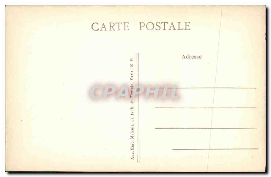 CPA Fontenay aux Rose La Fosse Bazin — Rückseite