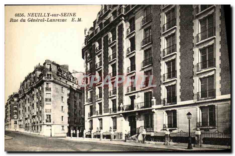CPA Neuilly sur Seine Rue du General Lanrezac