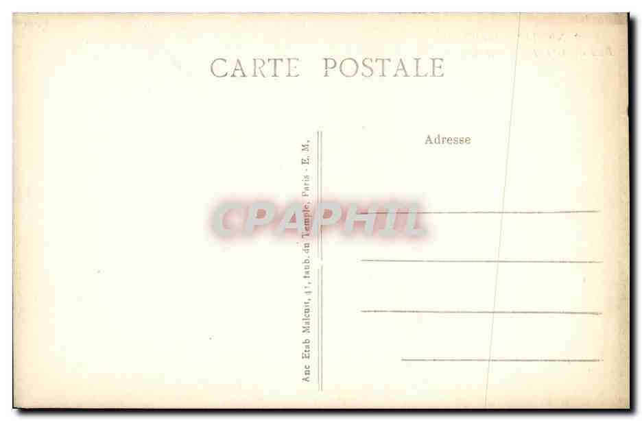 CPA Neuilly sur Seine Rue du General Lanrezac — Rückseite