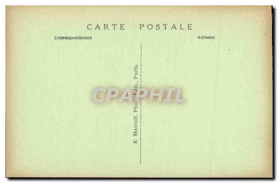 CPA Sevres La Grande Rue et la Rue Cournol — Rückseite