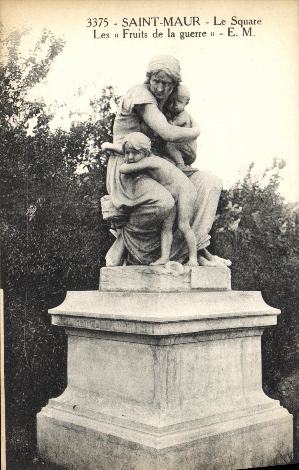 Saint-Maur - Le Square - Les « Fruits de la guerre » - E. M.