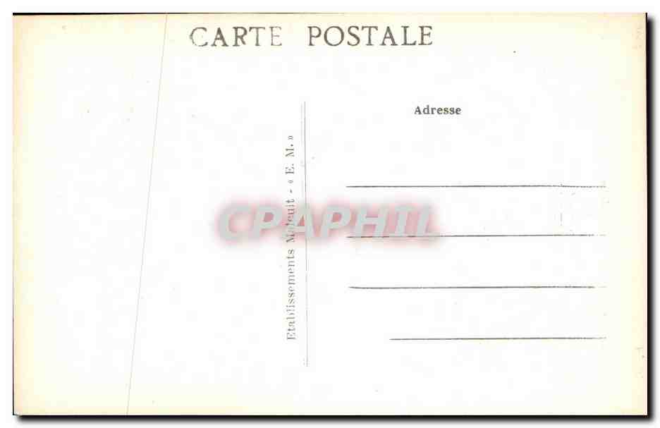 CPA Souvenir Porte Bonheur de Sevres Trefle — Rückseite