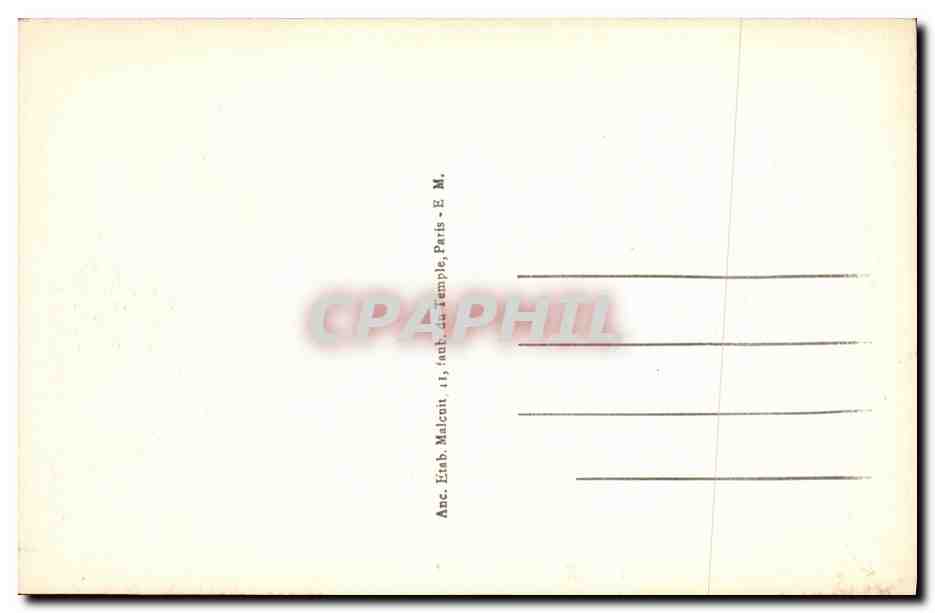 CPA Saint Cloud Coteaux Ligne du Chemin de fer et Avenue de Suresnes  — Rückseite