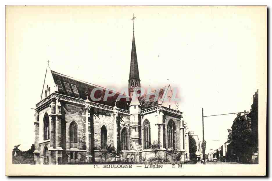 CPA Boulogne L Eglise 