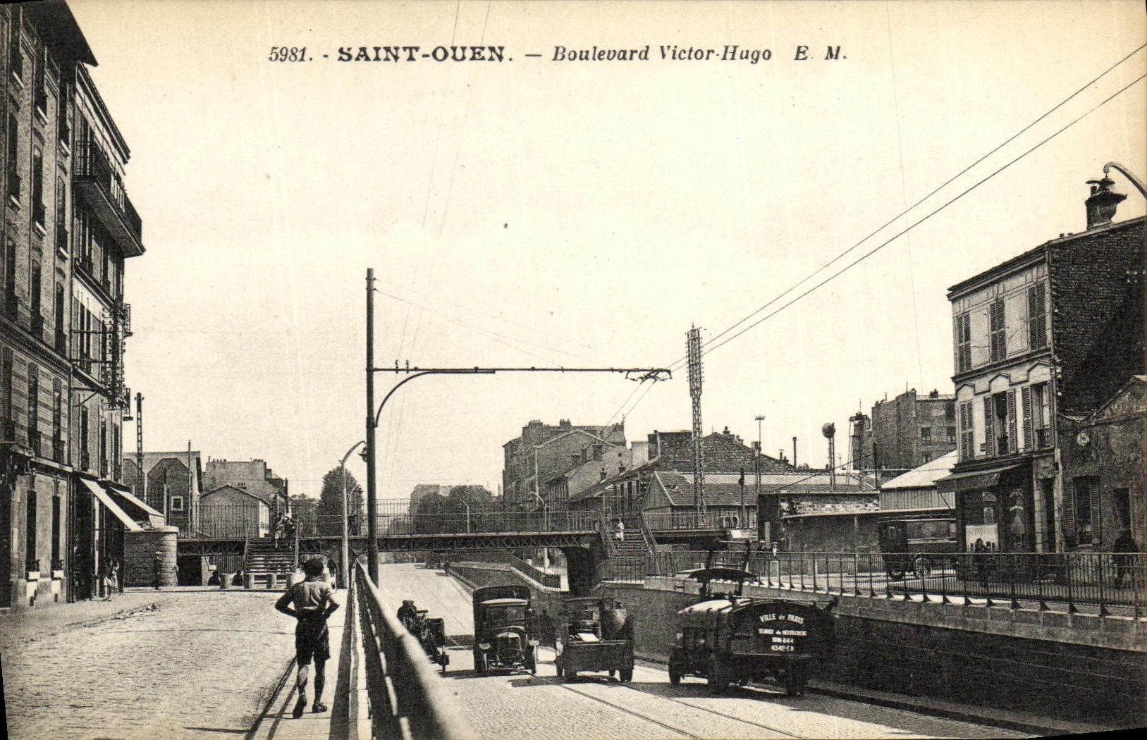 CPA Saint Ouen Boulevard Victor Hugo