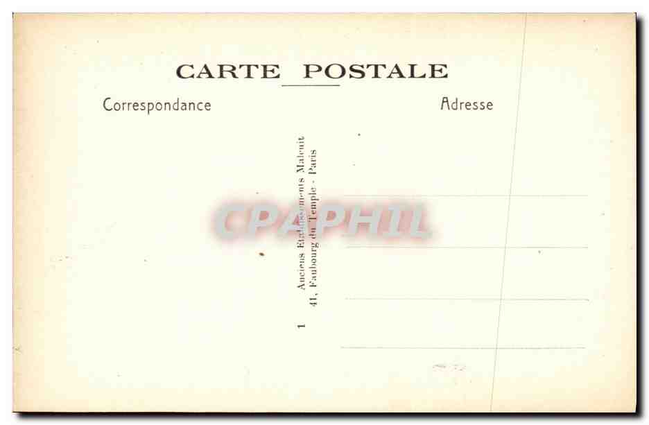 CPA Saint Ouen Boulevard Victor Hugo — Rückseite