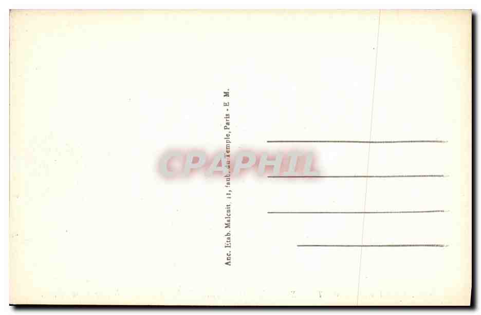 CPA Saint Cloud Coteaux Ligne du Chemin de fer et Avenue de Suresnes  — Rückseite