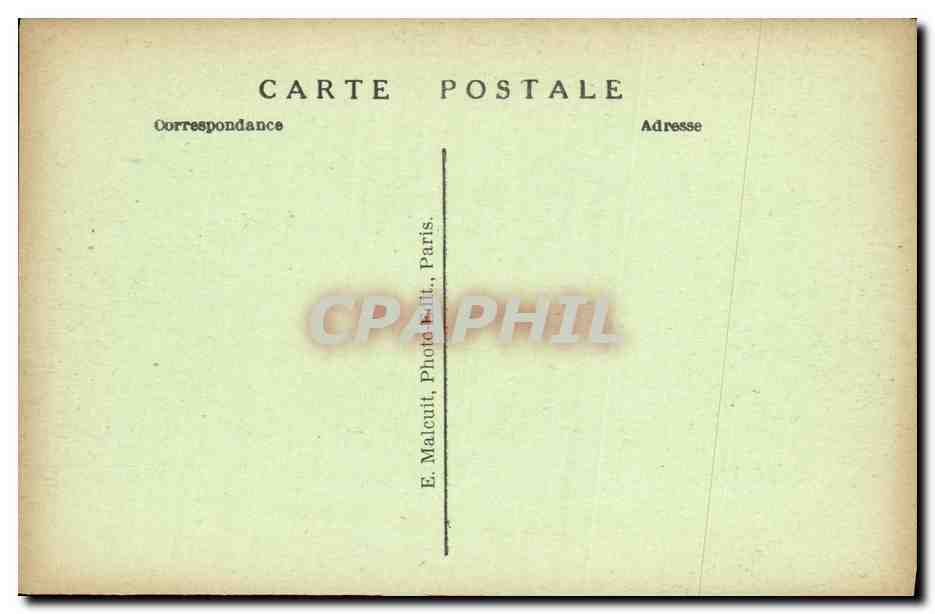 CPA Enghien les Bains Un coin du Parc de l Etablissement thermal  — Verso