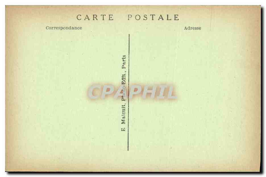 CPA Billancourt Avenue Edourad Villant prise du Pont de Sevres  — Rückseite