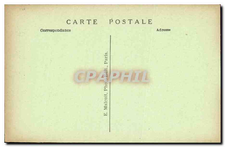 CPA La Garenne Colombes l embranchement Avenue de Lutece Cafe de l embranchement — Rückseite