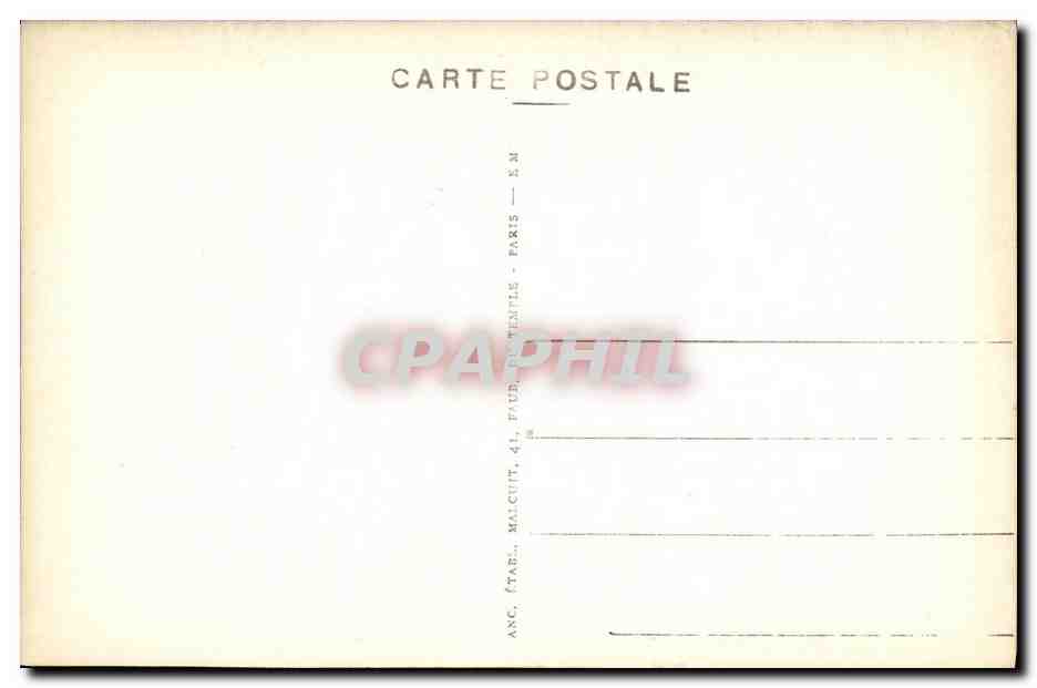 CPA Le Parc St Maur Les Rochers du Square des Lacs — Rückseite