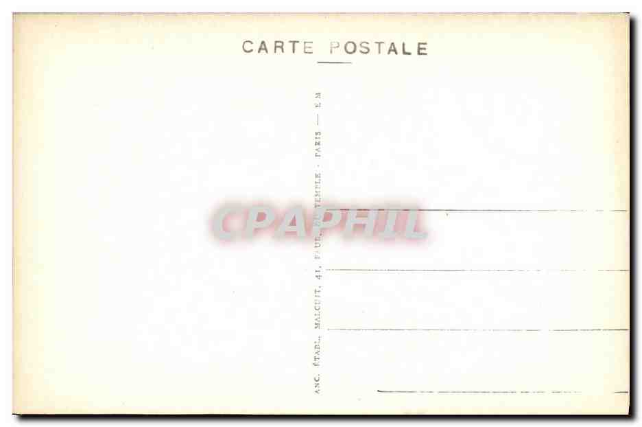 CPA Le Parc St Maur Les Rochers du Square des Lacs  — Rückseite
