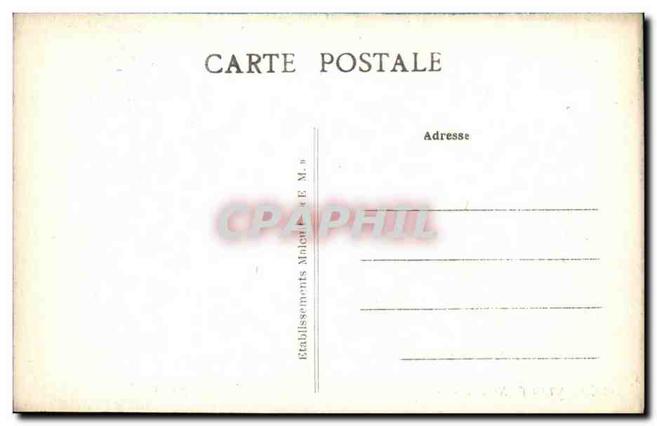 Montmorency (S.-et-O.) — Le vieux Pont de la rue des Granges — E.M. n°642 — Verso