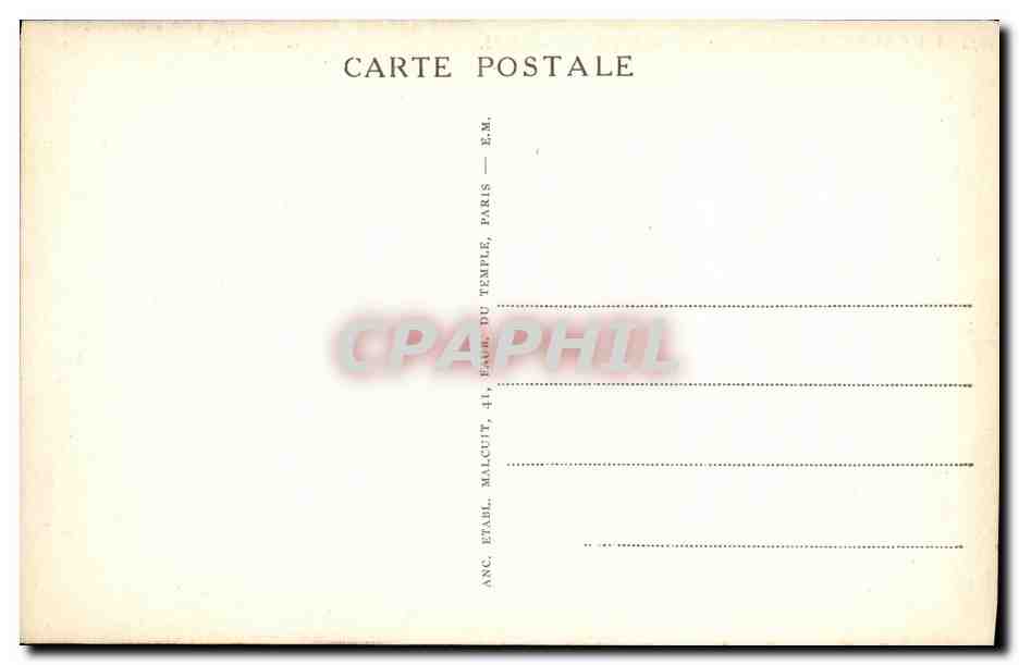 CPA La Garenne boulevard de la Republique  — Rückseite