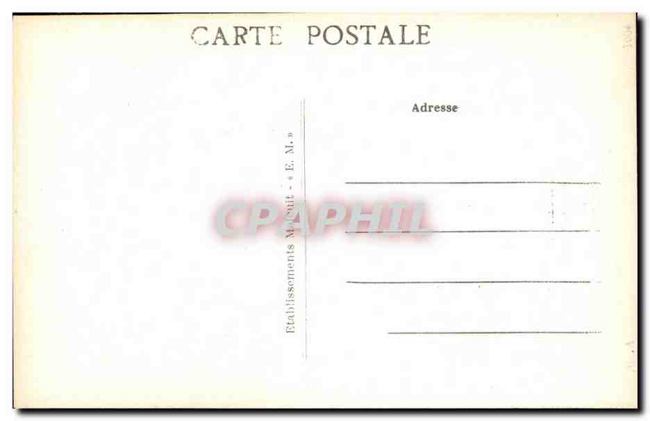CPA Souvenir Porte Bonheur de Sevres Trefle — Verso