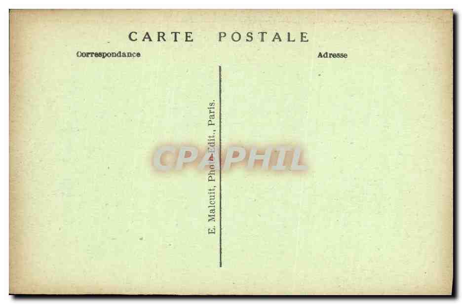 CPA Enghien les Bains Un Coin du Parc de l Etablissement thermal — Verso