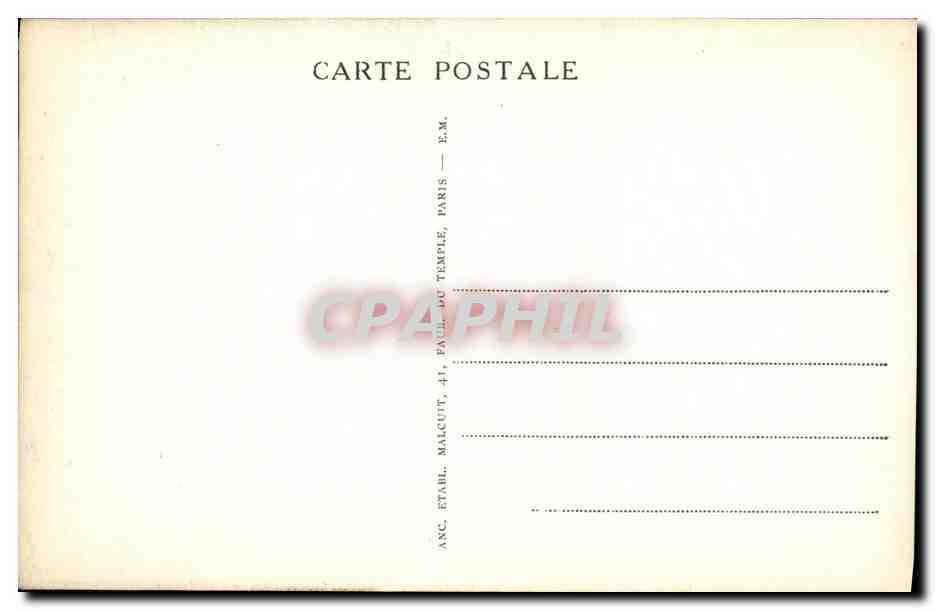 CPA La Garenne Boulevard de la Republique — Rückseite