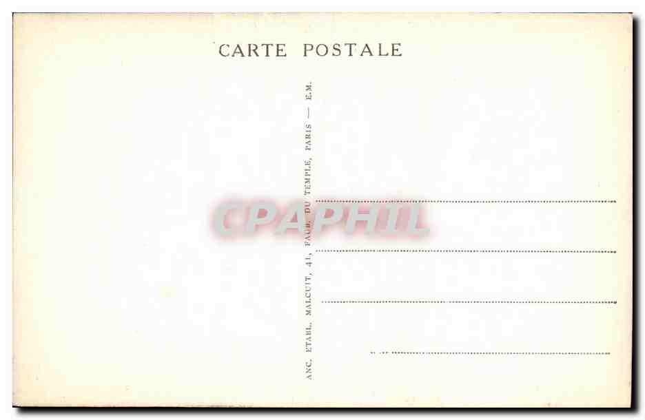 CPA La Garenne Boulevard de la Republique  — Rückseite