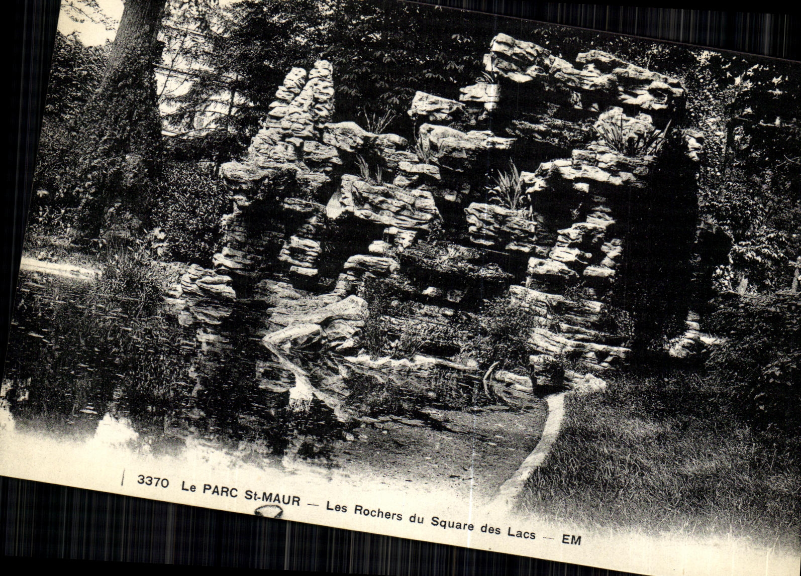 CPA Le Parc St Maur Les Rochers du Square des Lacs