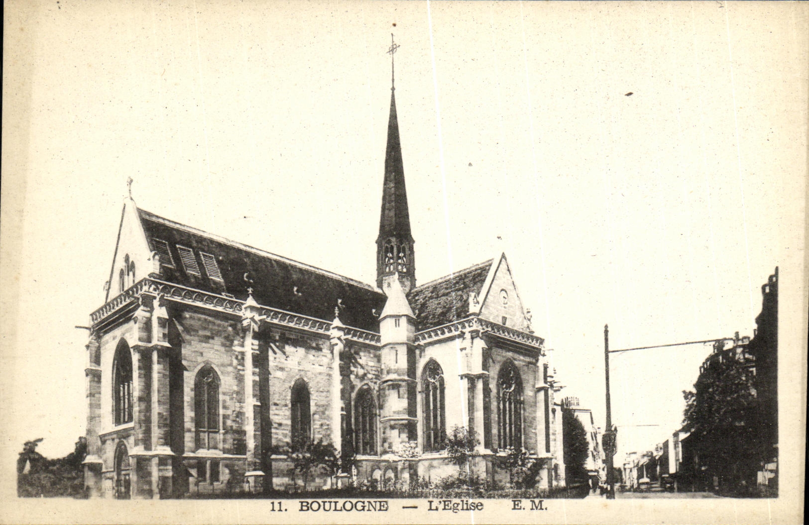CPA Boulogne L Eglise 