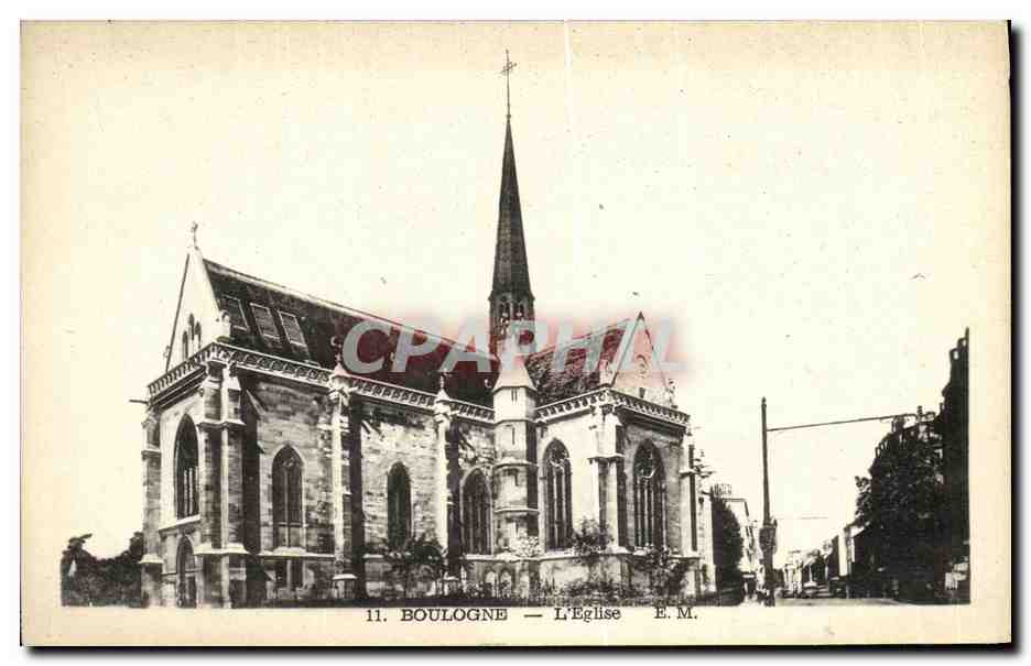 CPA Boulogne l Eglise 