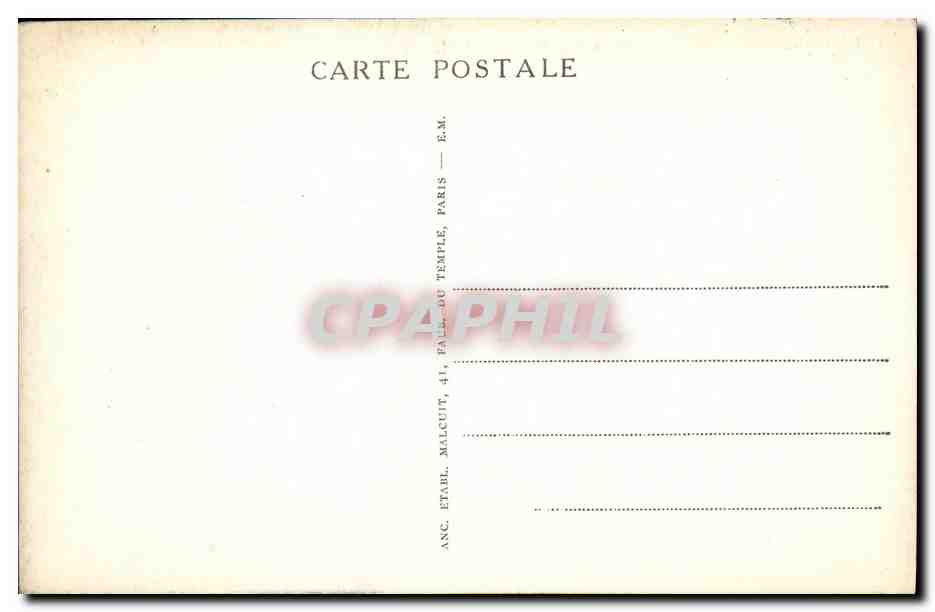 CPA La Garenne Boulevard de la Republique  — Rückseite