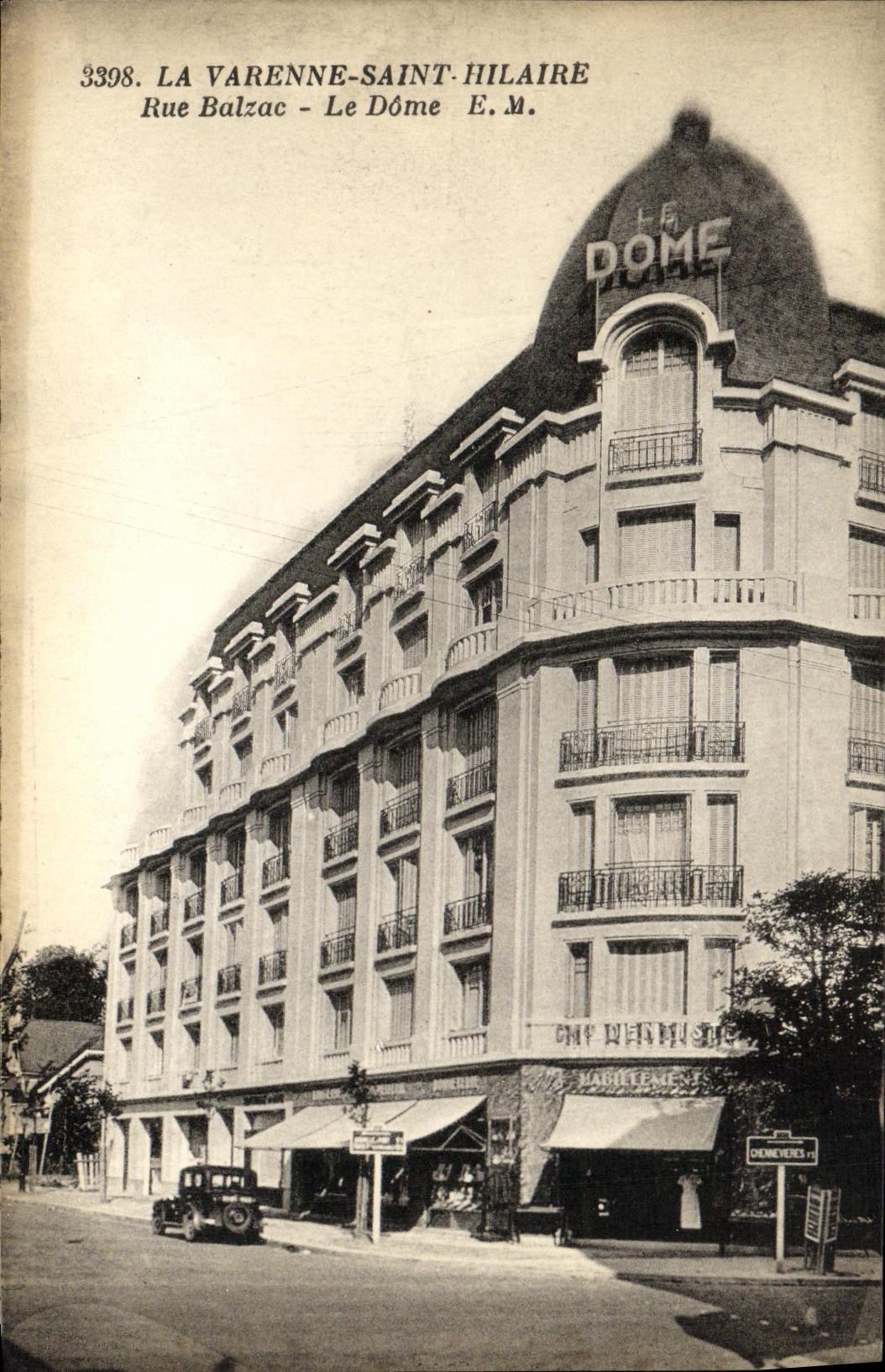 Hôtel Le Dôme — La Varenne-Saint-Hilaire — E.M. n°3398