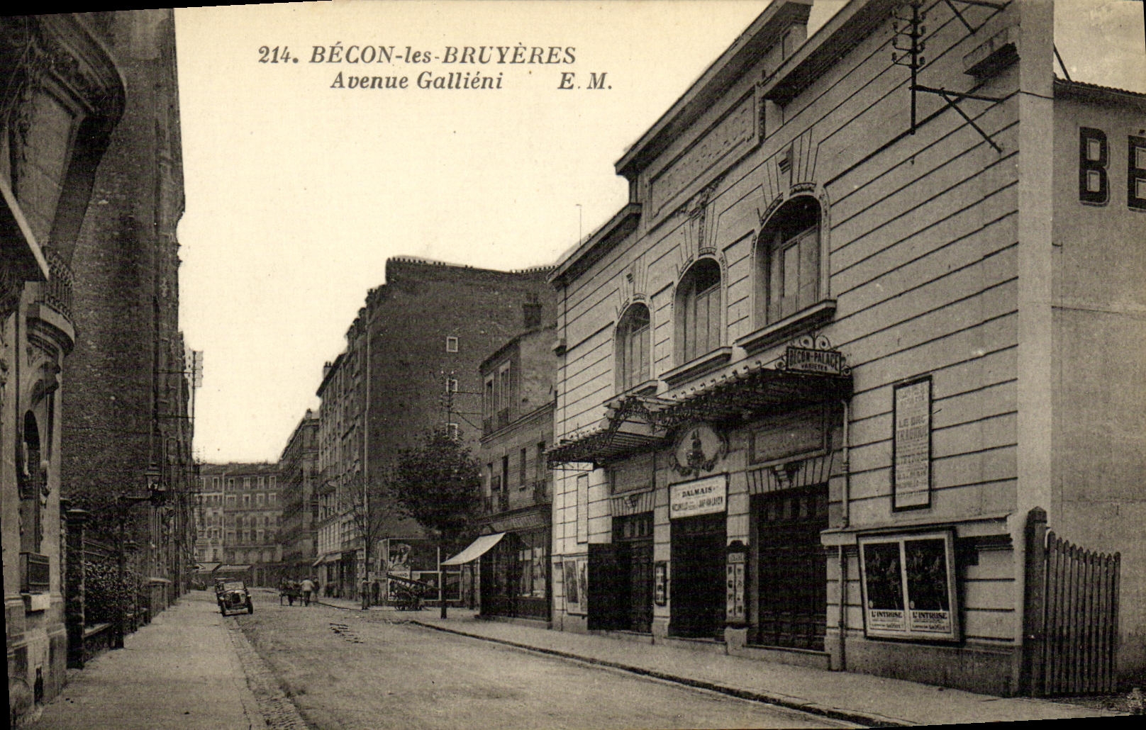CPA Becon les Bruyeres Avenue Gallieni 