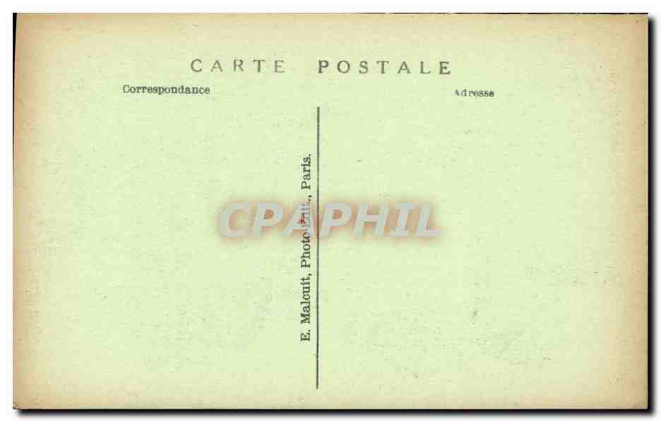 CPA Une Pensee de Montrouge Fleur — Rückseite