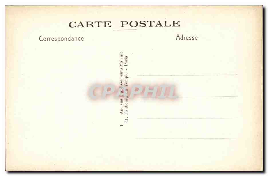 CPA Saint Ouen Avenue de la Gare  — Rückseite