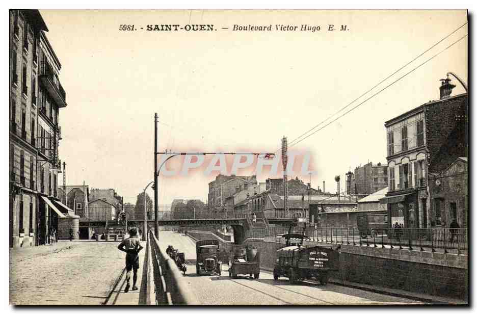 CPA Saint Ouen Boulevard Victor Hugo