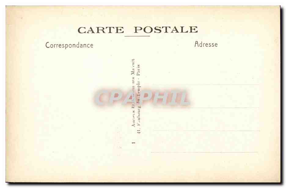 CPA Saint Ouen Boulevard Victor Hugo — Rückseite