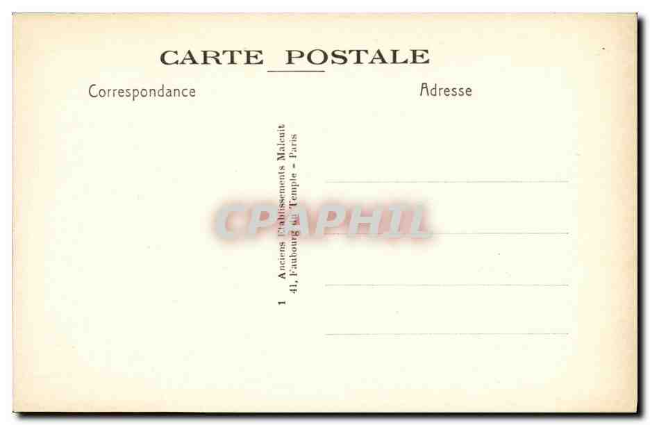 CPA Saint Ouen Boulevard Victor Hugo Restaurant — Rückseite