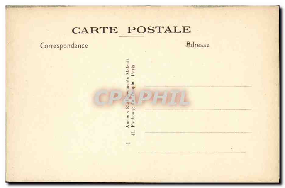 CPA Saint Ouen Avenue des Batignolles  — Rückseite