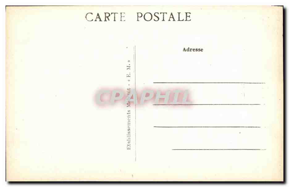 CPA Souvenir Porte Boncheur de Sevres Trefle — Rückseite
