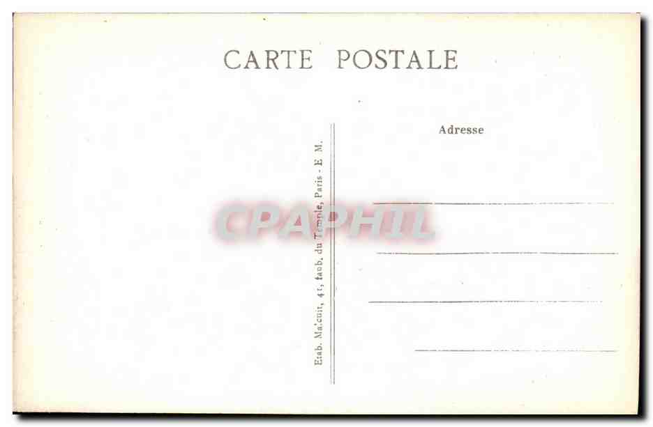 CPA Neuilly sur Seine Avenue du royale Rue de Sablonville saint Christophe Auto — Rückseite