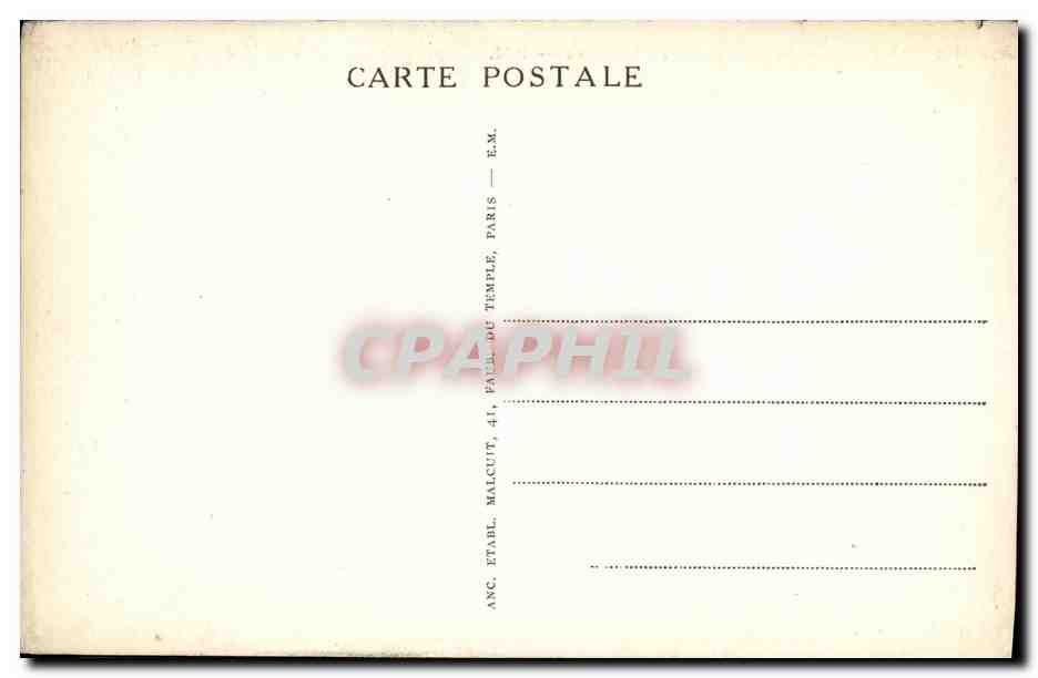 CPA La Garenne Boulevard de la Republique  — Rückseite
