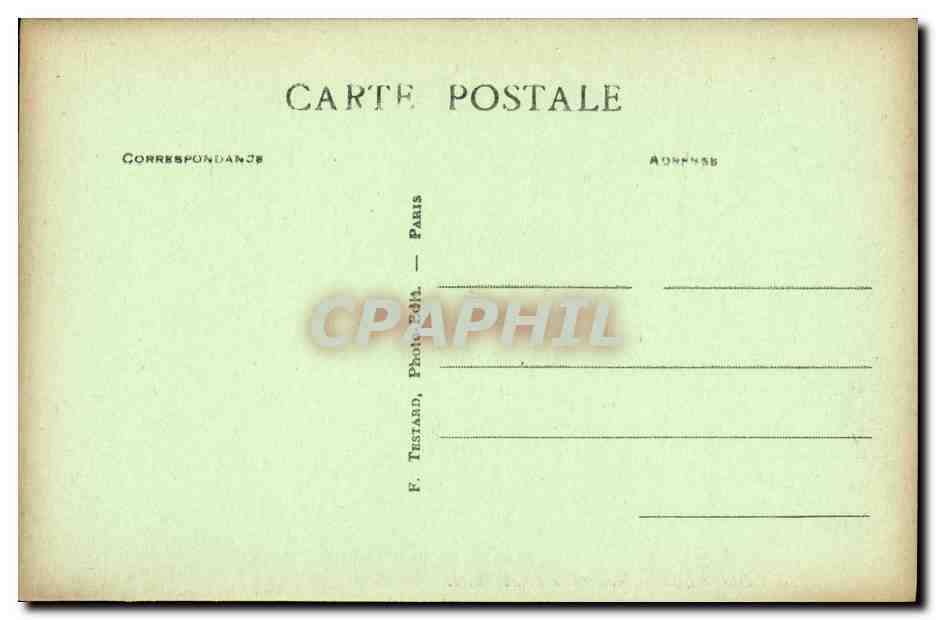 CPA Colombes Rue Felix Faure Mercerie — Rückseite