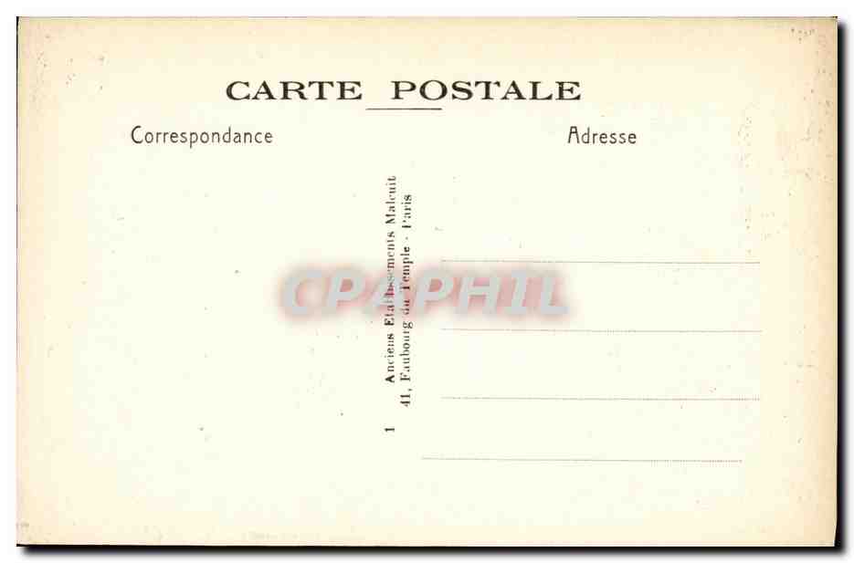 CPA Saint Ouen Avenue des Batignolles  — Rückseite