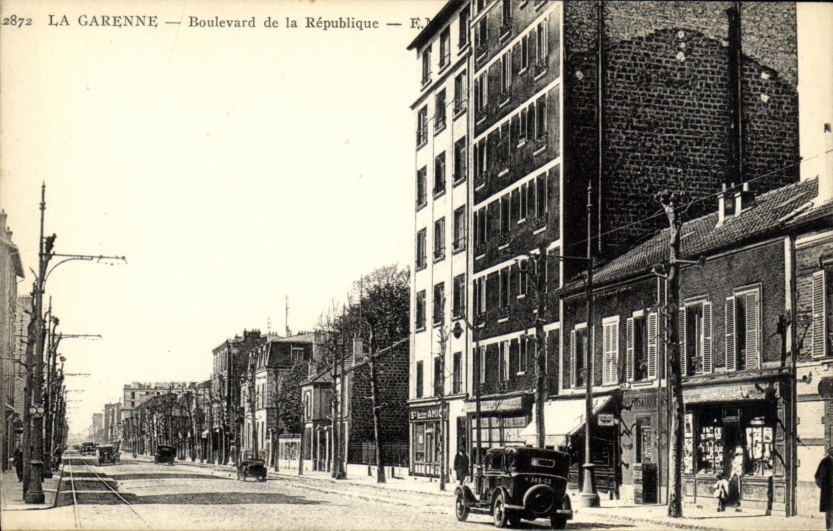 CPA Le Garenne Boulevard de la Republique 