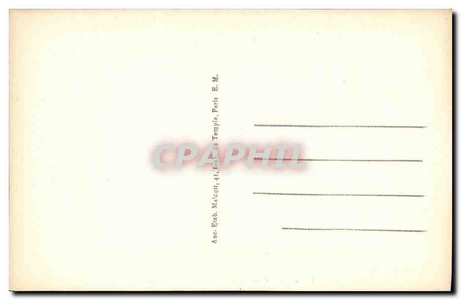 CPA Montrouge Rue de Bagneux Automobile Citroen — Rückseite