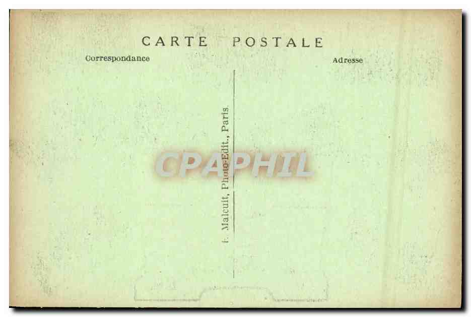 CPA Souvenir de Montrouge  — Verso