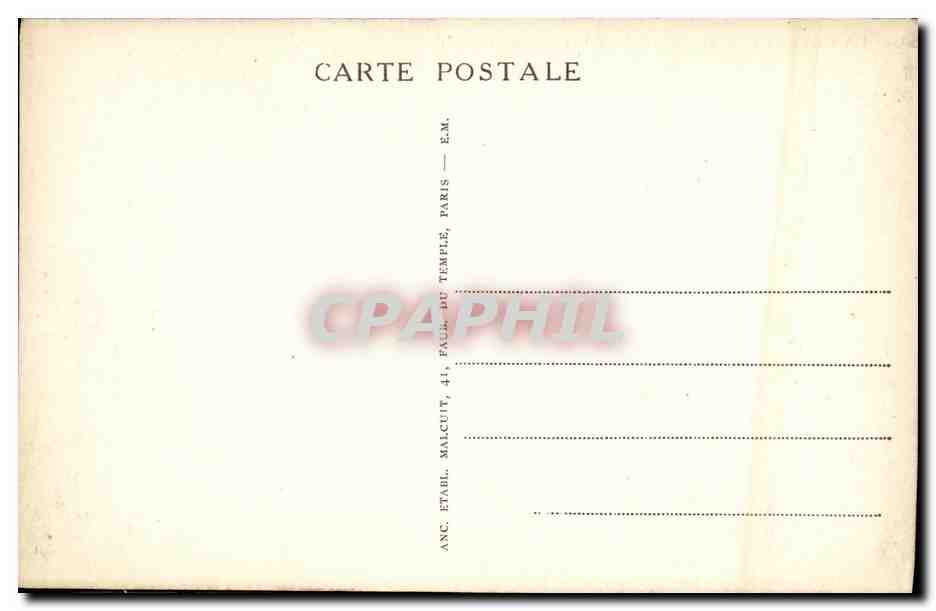 CPA La Garenne Boulevard de la Republique  — Rückseite