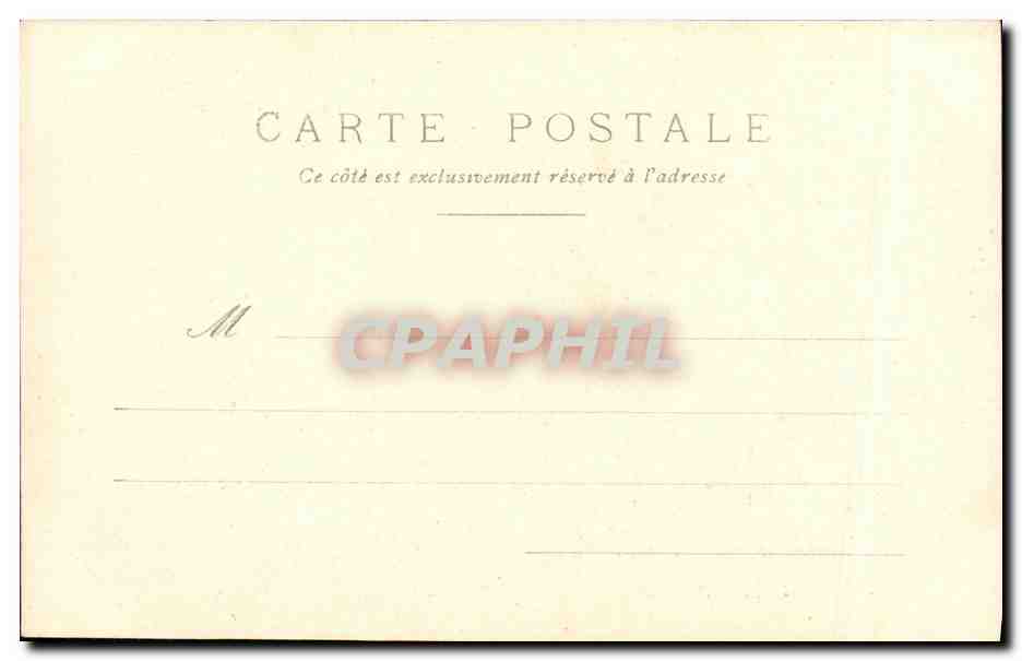 CPA Paris Port Saint Nicolas Bateau — Rückseite