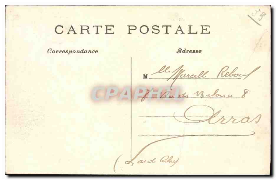 CPA Paris Montmartre Le Moulin de la Galette Vue generale  — Rückseite