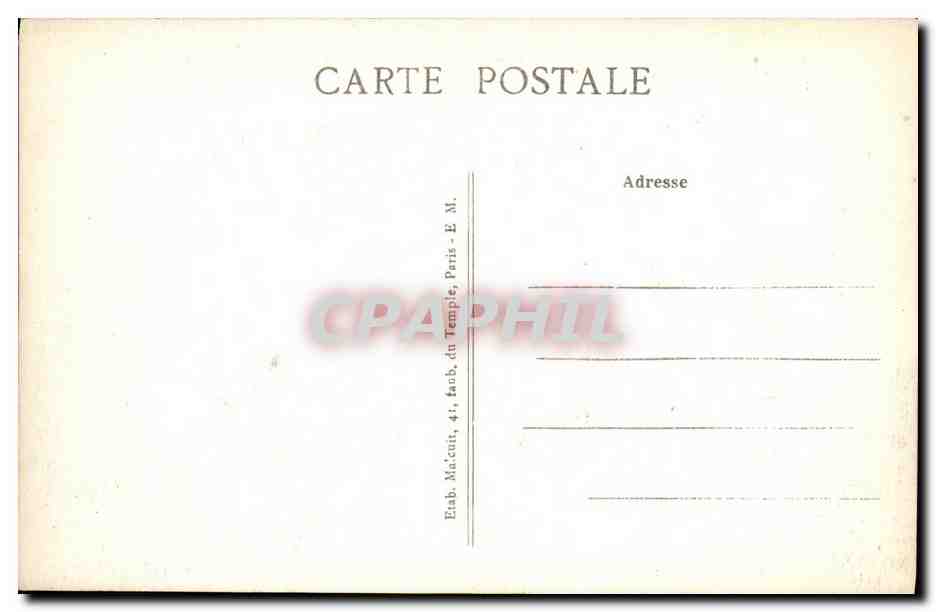 CPA Neuilly sur Seine Avenue du Royle Rue de Sablonville Saint Christophe Auto — Rückseite