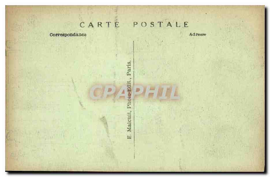 CPA Souvenir Porte Bonheur de Montrouge Trefle — Rückseite