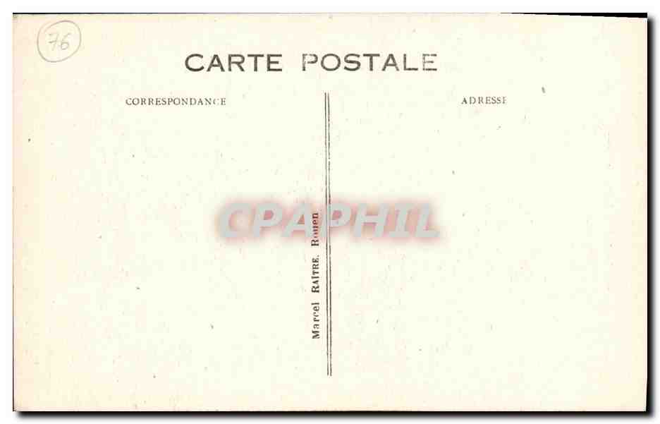 CPA Rouen Eglise St Ouen  — Verso